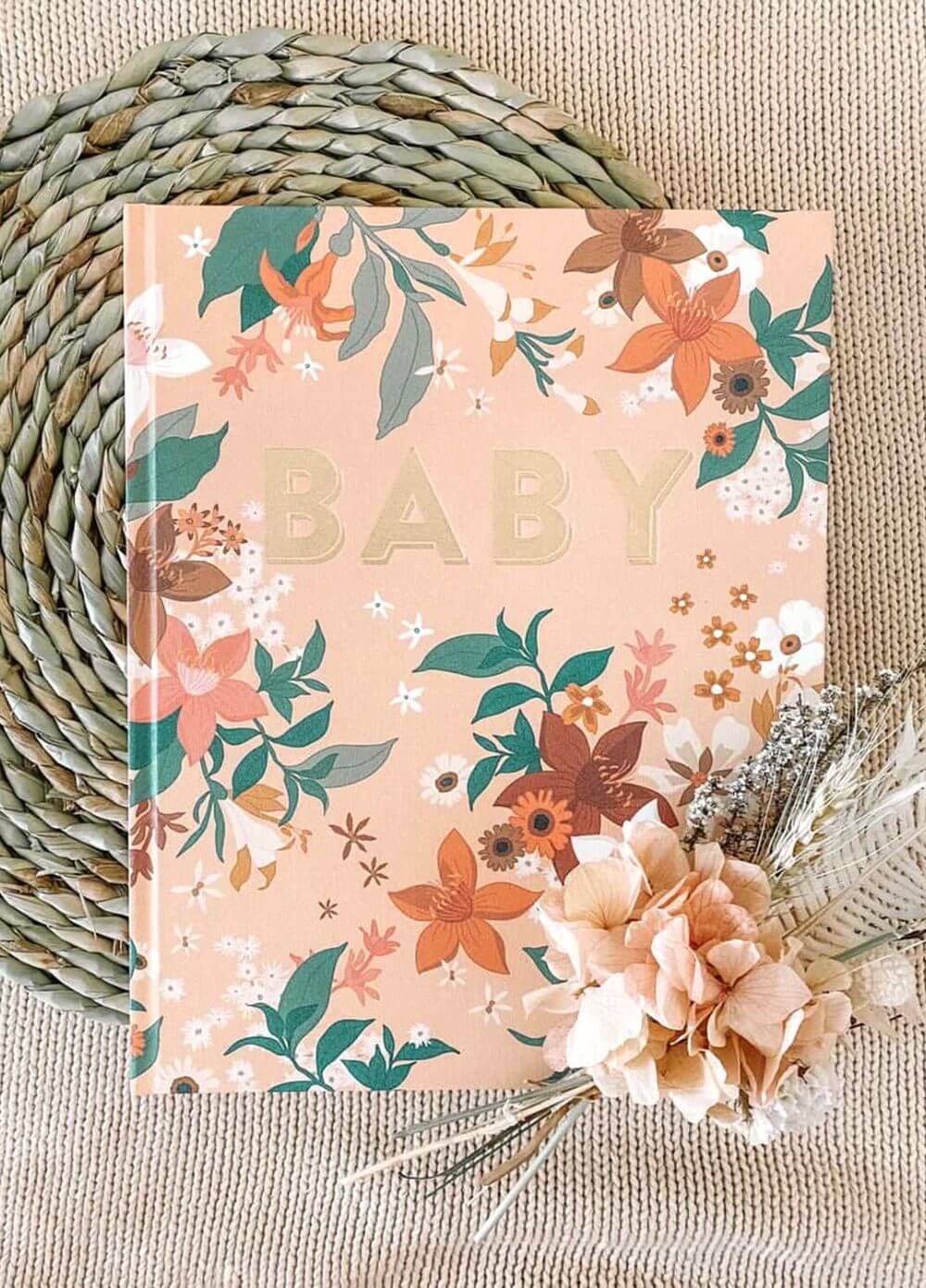 Fox & Fallow - Baby Book in Floral | Queen Bee