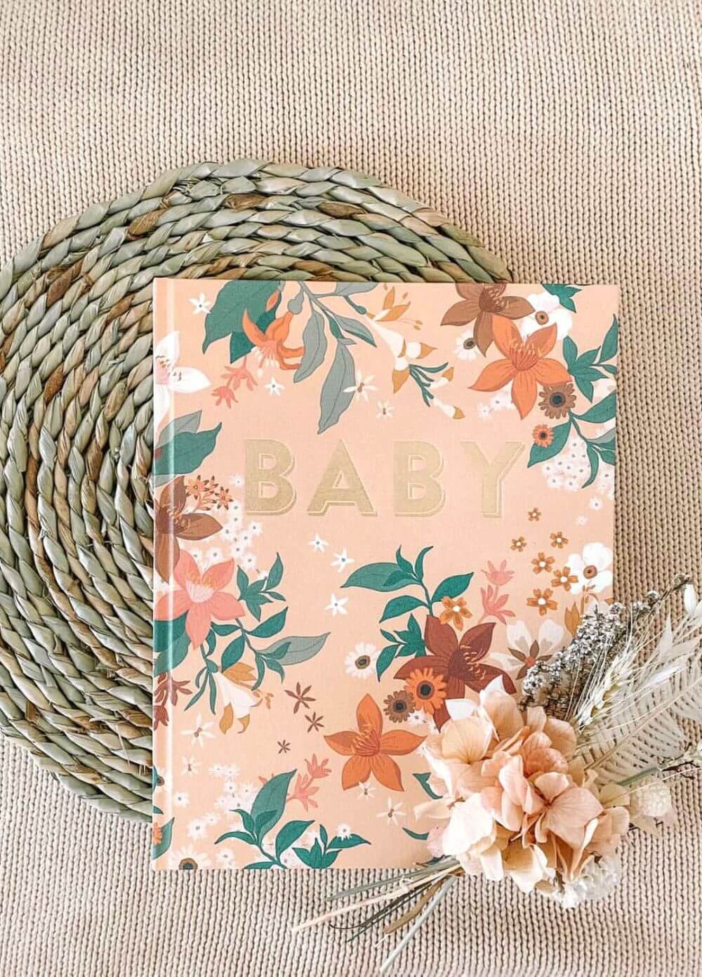 Fox & Fallow - Baby Book in Floral | Queen Bee