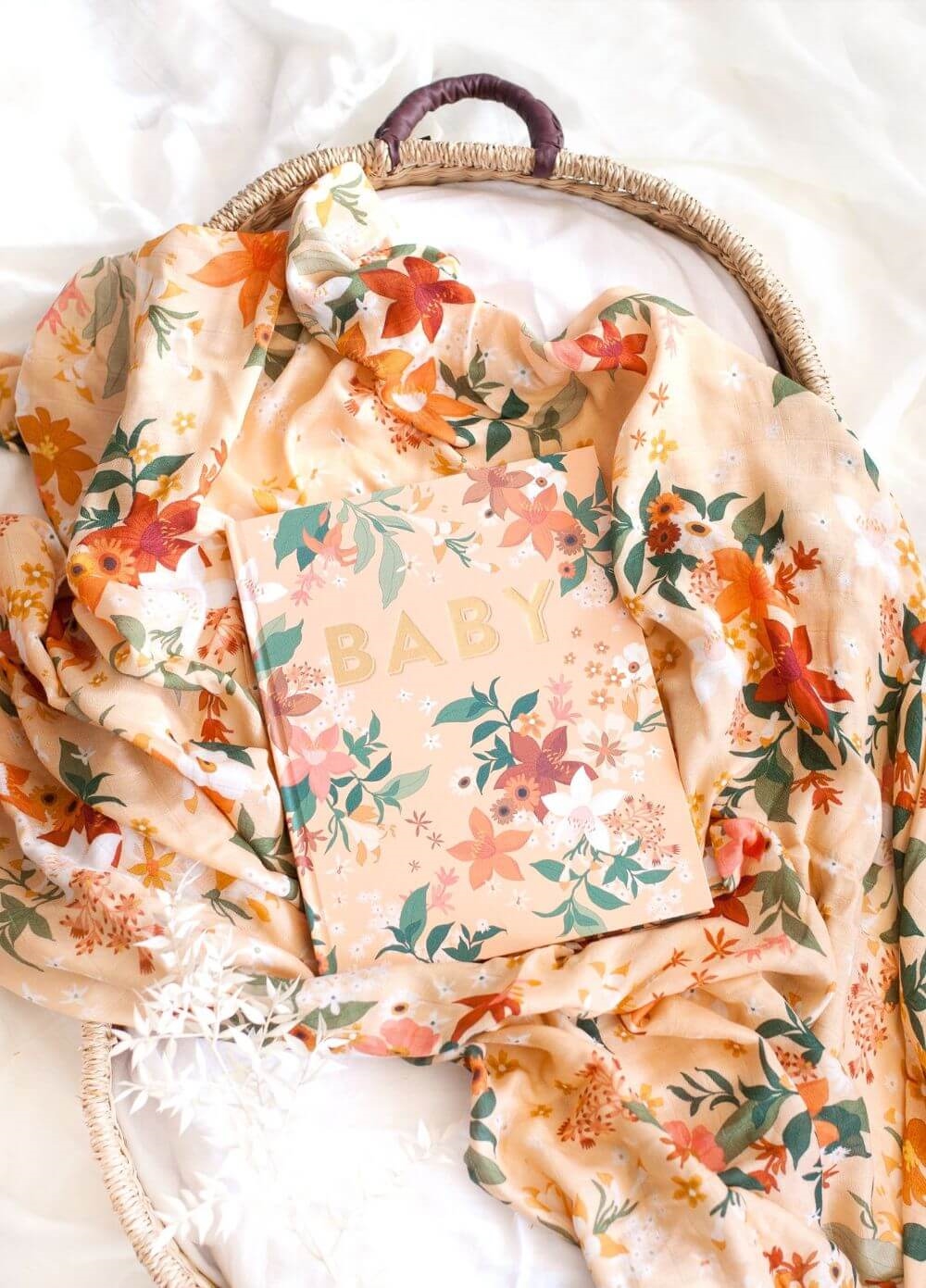 Fox & Fallow - Baby Book in Floral | Queen Bee