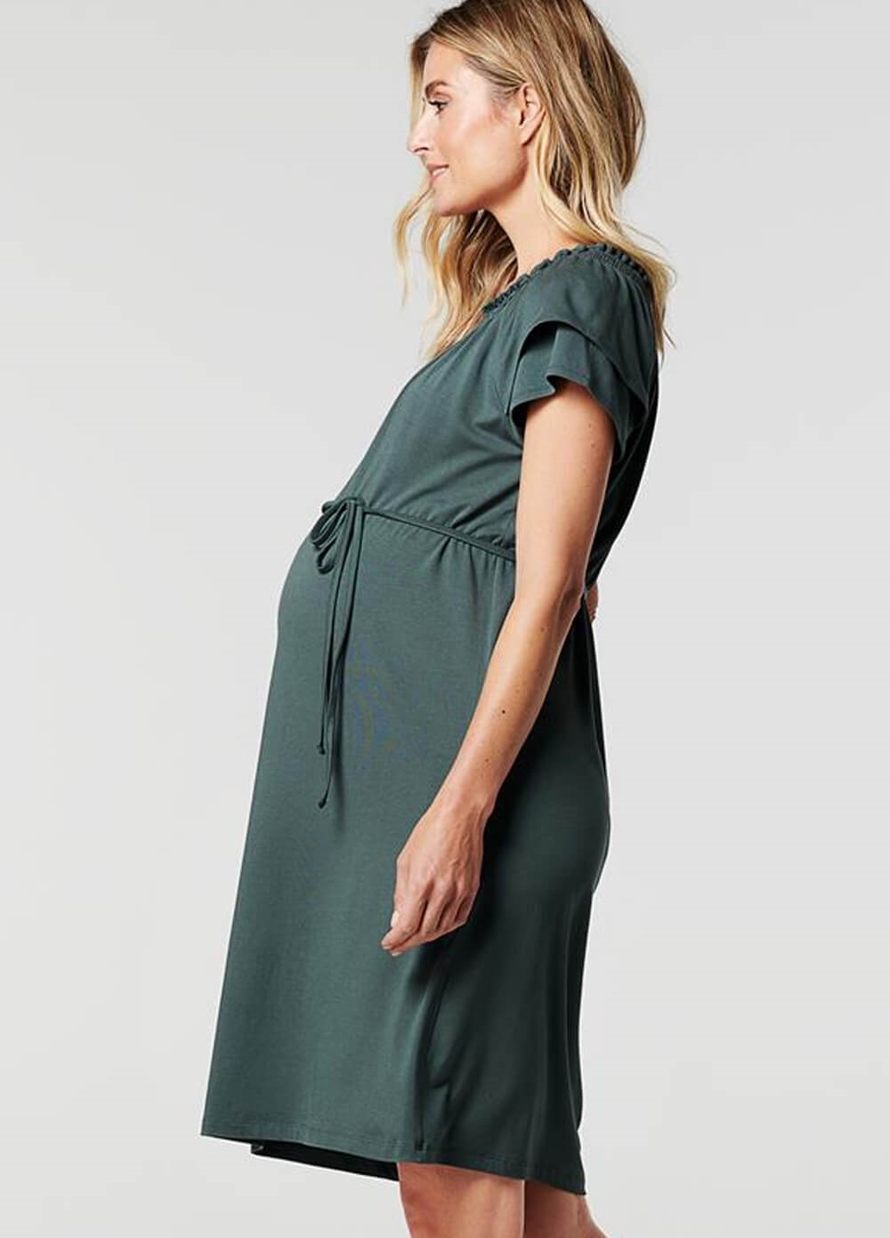 Noppies - Eagle Smocked Neckline Maternity Dress | Queen Bee