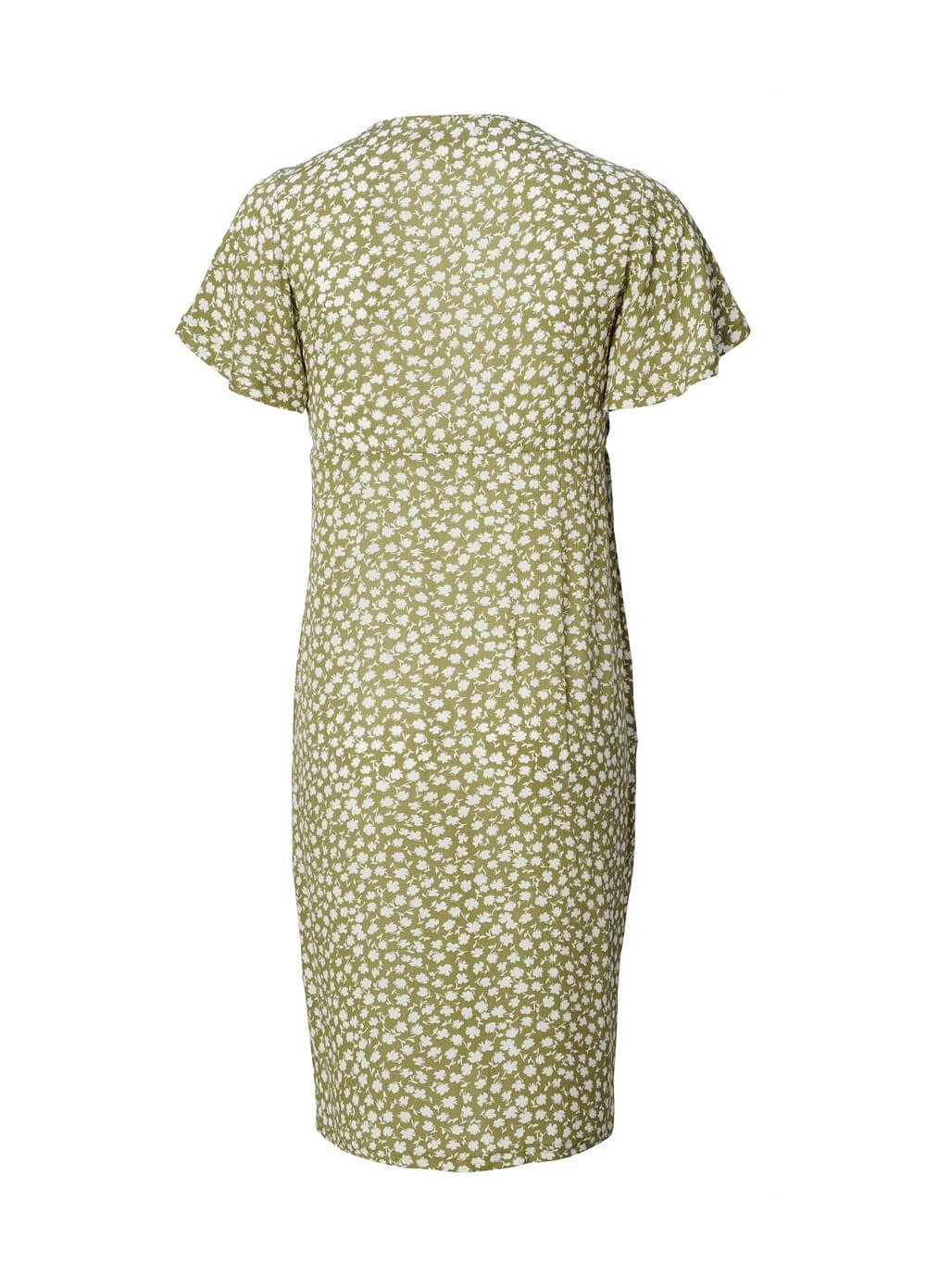 Supermom - Olive Floral Maternity Nursing Wrap Dress | Queen Bee