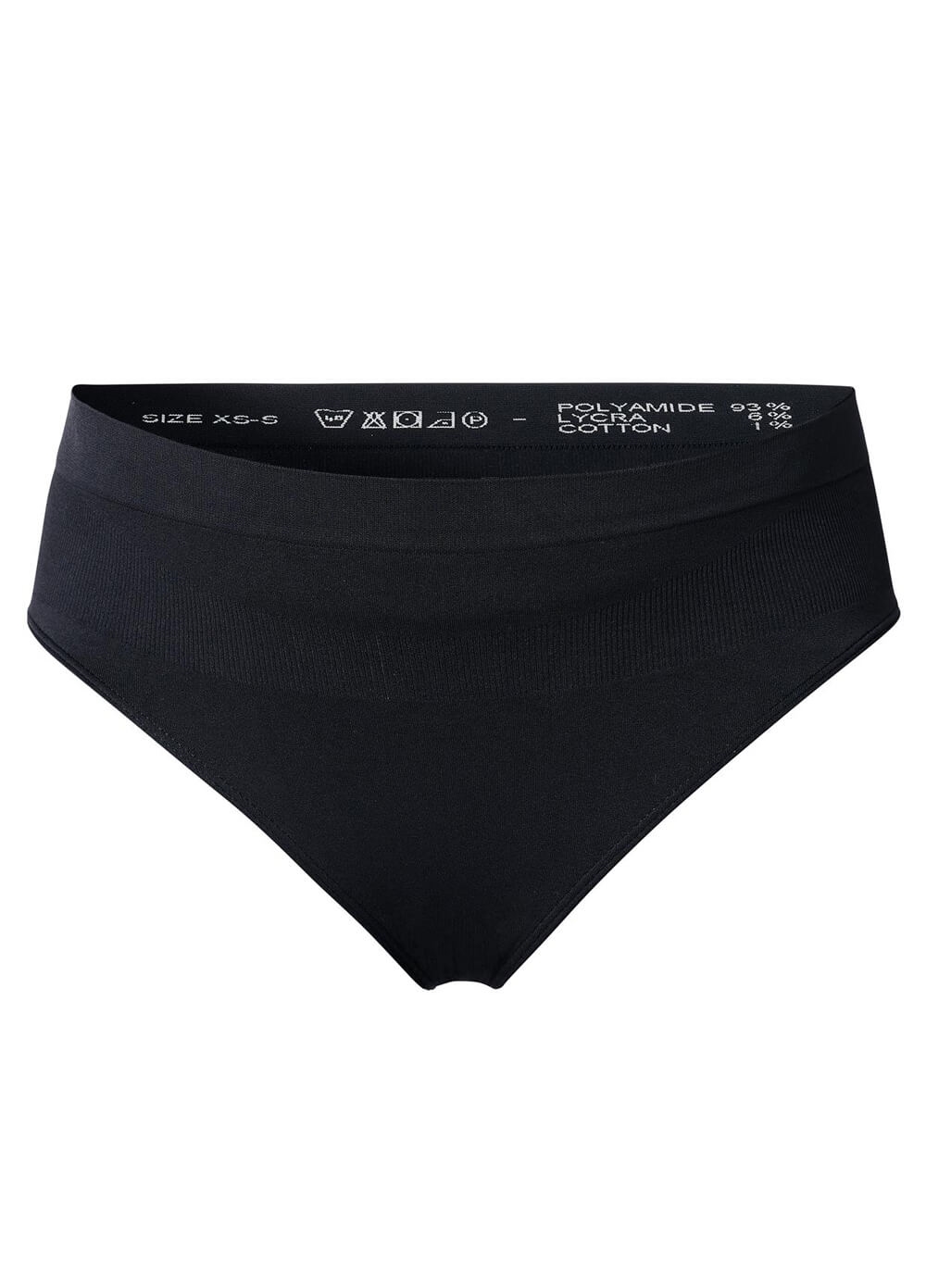 Noppies - Seamless Maternity G-String Brief in Black | Queen Bee