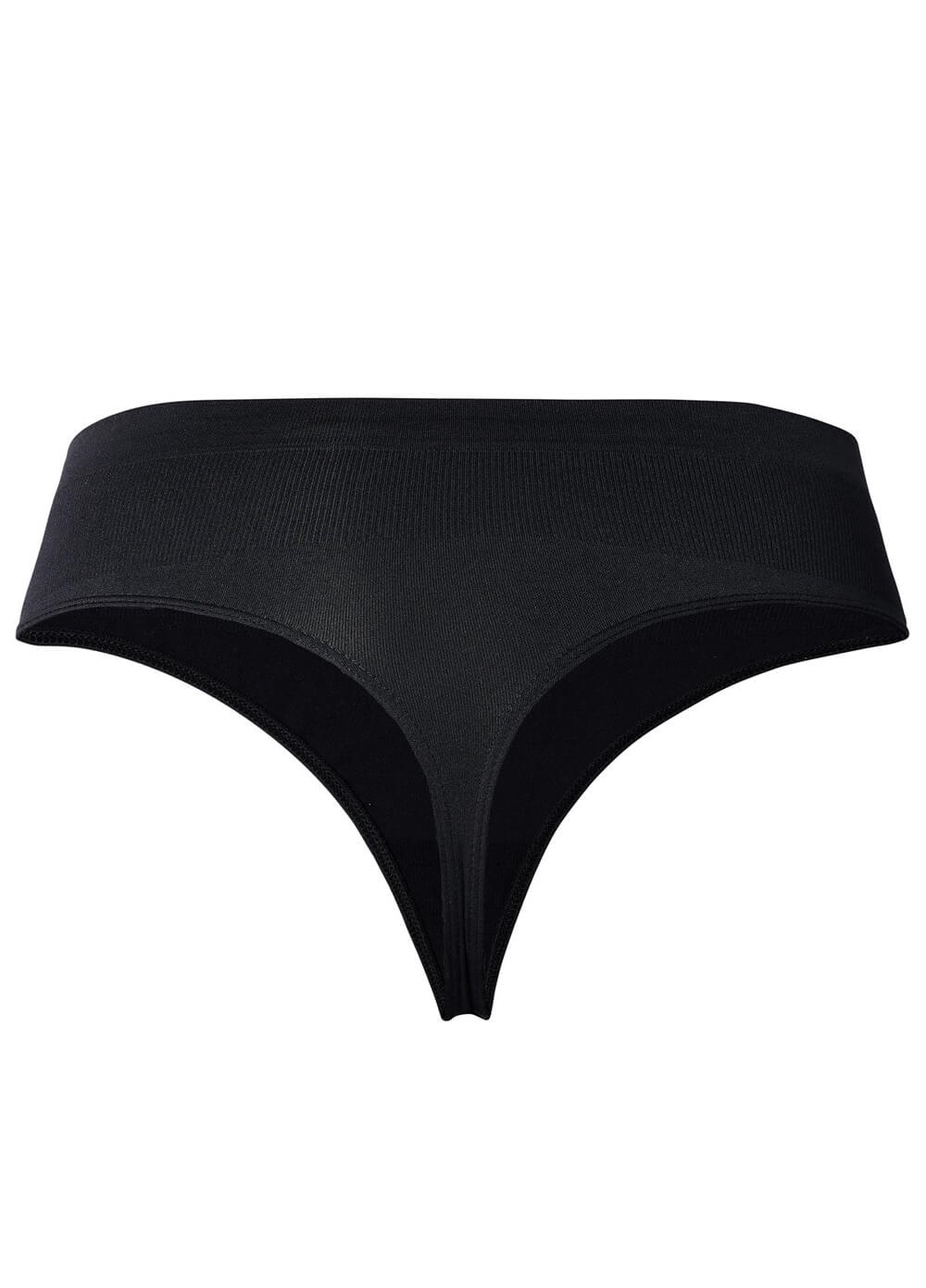 Noppies - Seamless Maternity G-String Brief in Black | Queen Bee