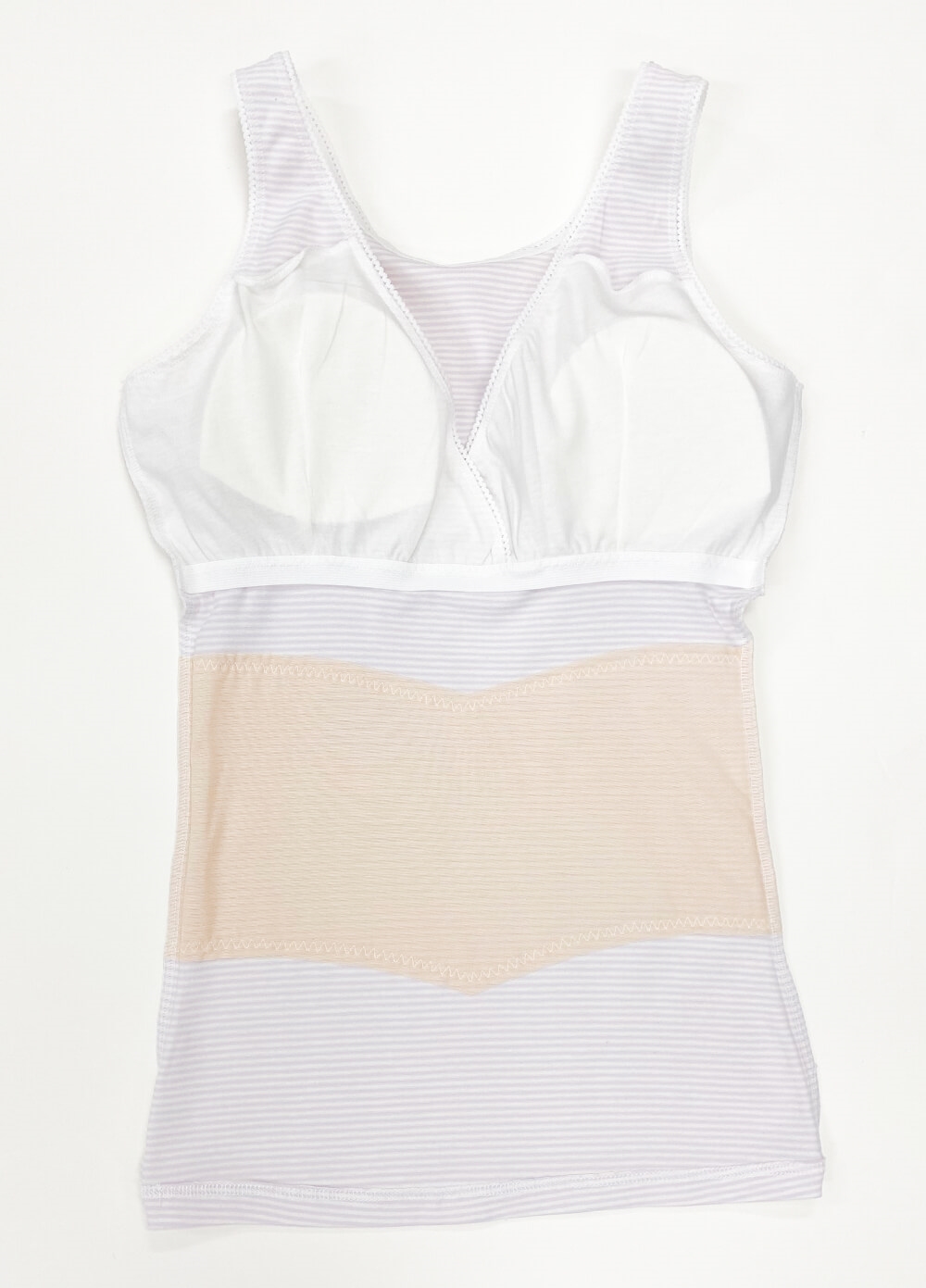 Queen Bee - Jada Postpartum Nursing Cami in Lilac Stripe