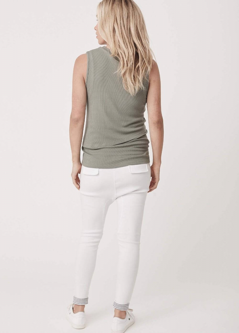 Legoe - Rib Knit Maternity Nursing Tank | Queen Bee