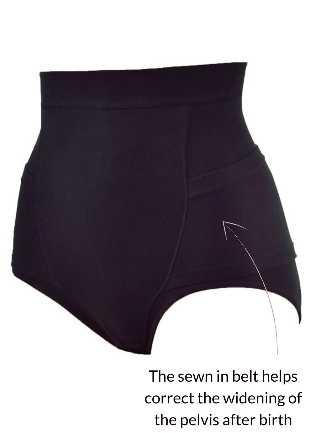 Postnatal Pelvic Recovery Briefs in Black by QueenBee