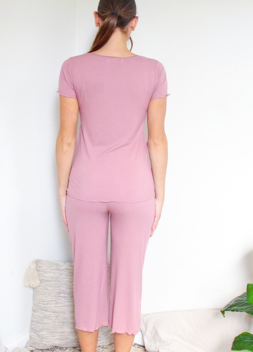 Lait & Co - Oriel New Mama Hospital Pyjama Set in Rose