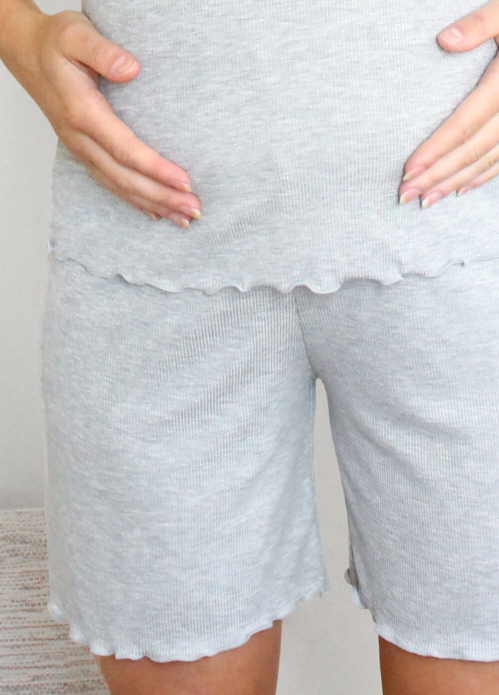 Lait & Co - Diore Mama Made Nursing Short Set in Grey