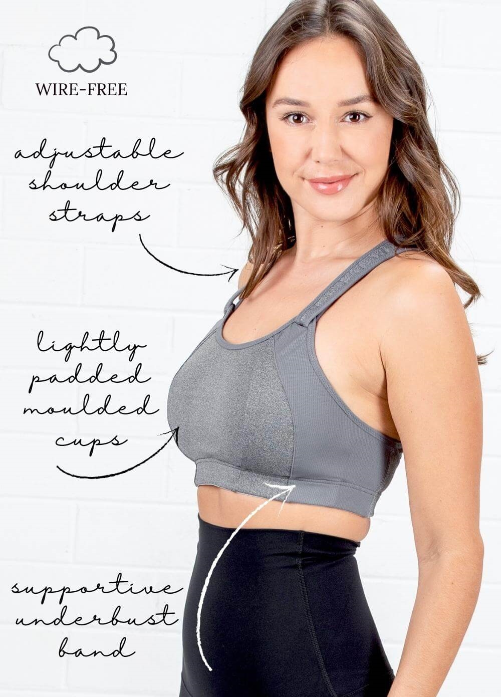 Queen Bee - Harlow Maternity Sports Bra