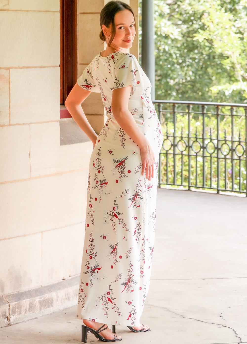 Floressa - Arwen Maternity Nursing Maxi Gown | Queen Bee