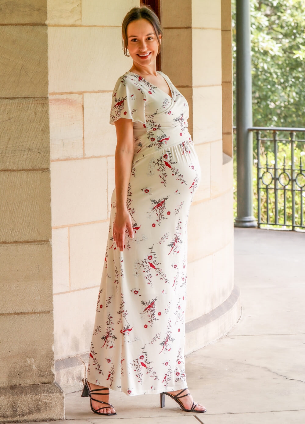 Floressa - Arwen Maternity Nursing Maxi Gown | Queen Bee