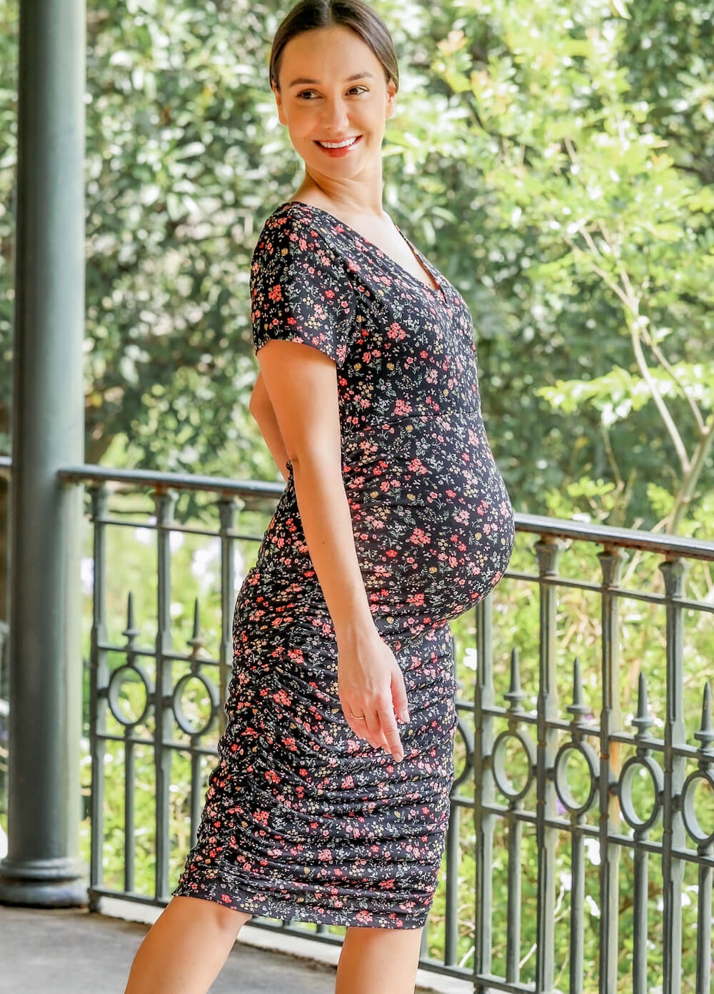 Floressa - Veronica Maternity Nursing Dress | Queen Bee