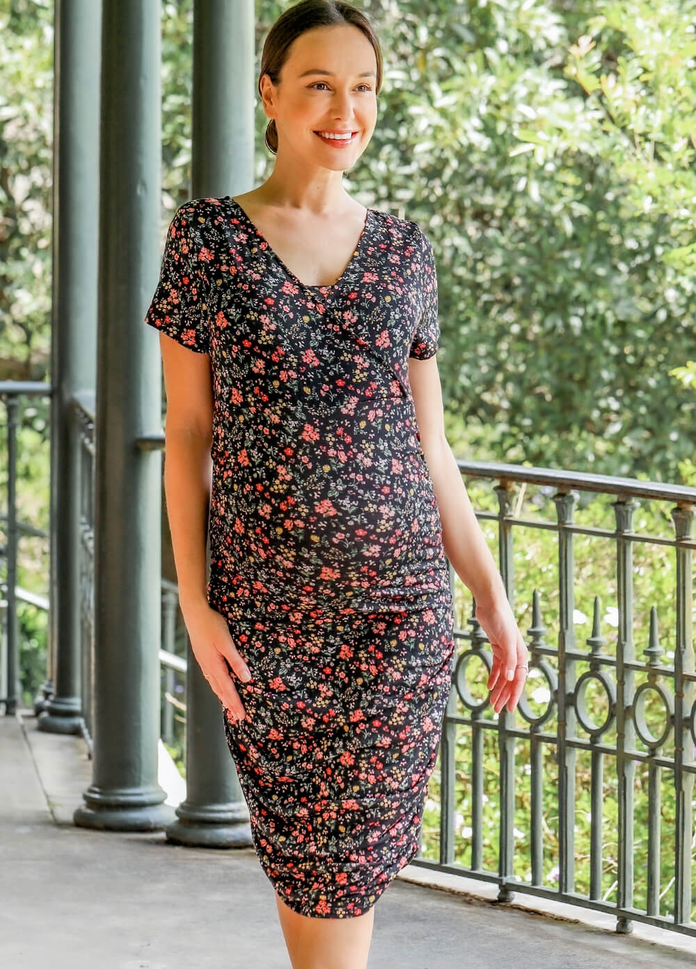 Floressa - Veronica Maternity Nursing Dress | Queen Bee