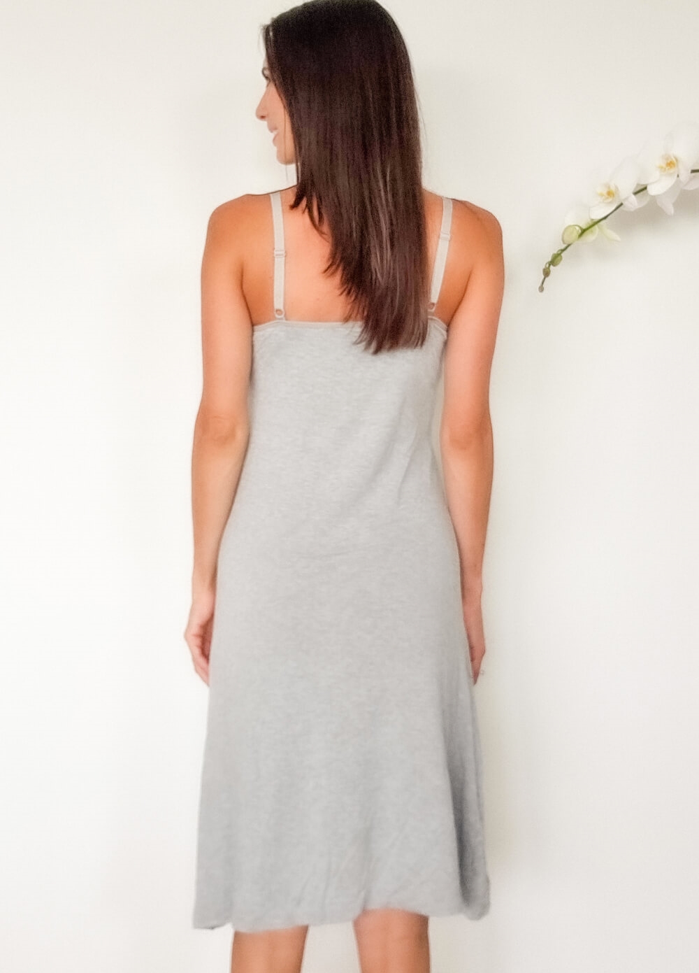 Lait & Co - Celeste Maternity Nursing Slip in Grey | Queen Bee