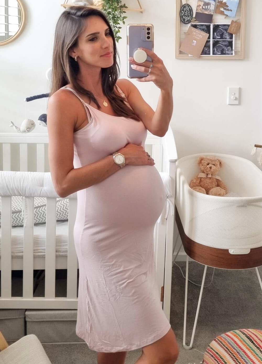 Nursing clearance slip dress