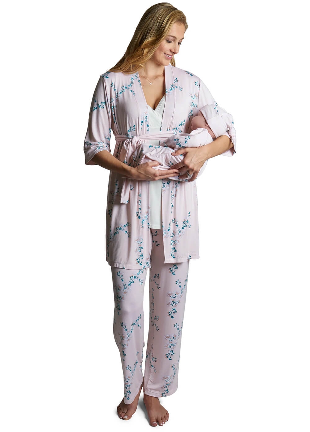 Analise Mommy & Me PJ Gift Set in Lily | Queen Bee