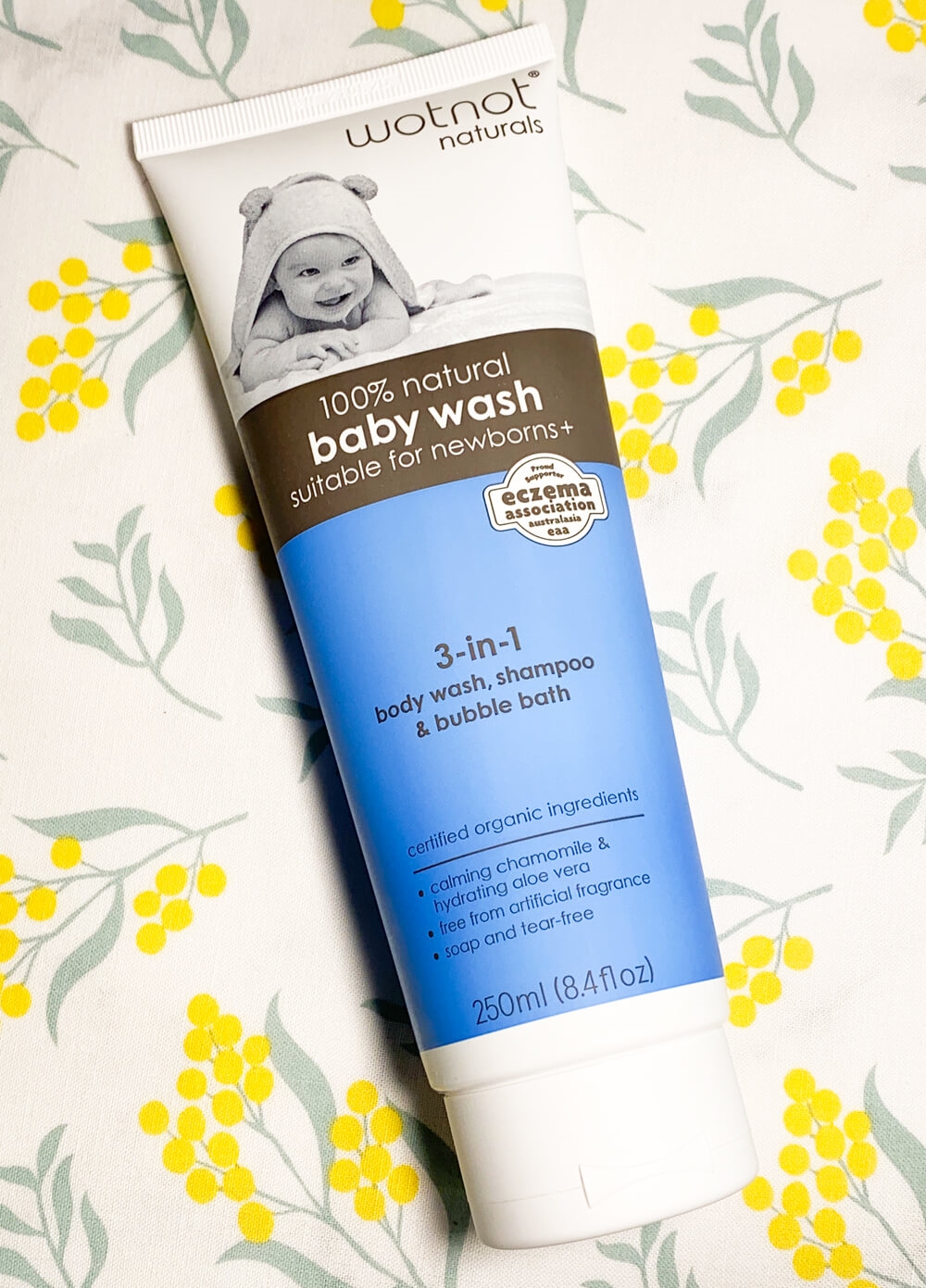 Wotnot - 100% Natural 3-in-1 Baby Wash, Shampoo and Bubble Bath