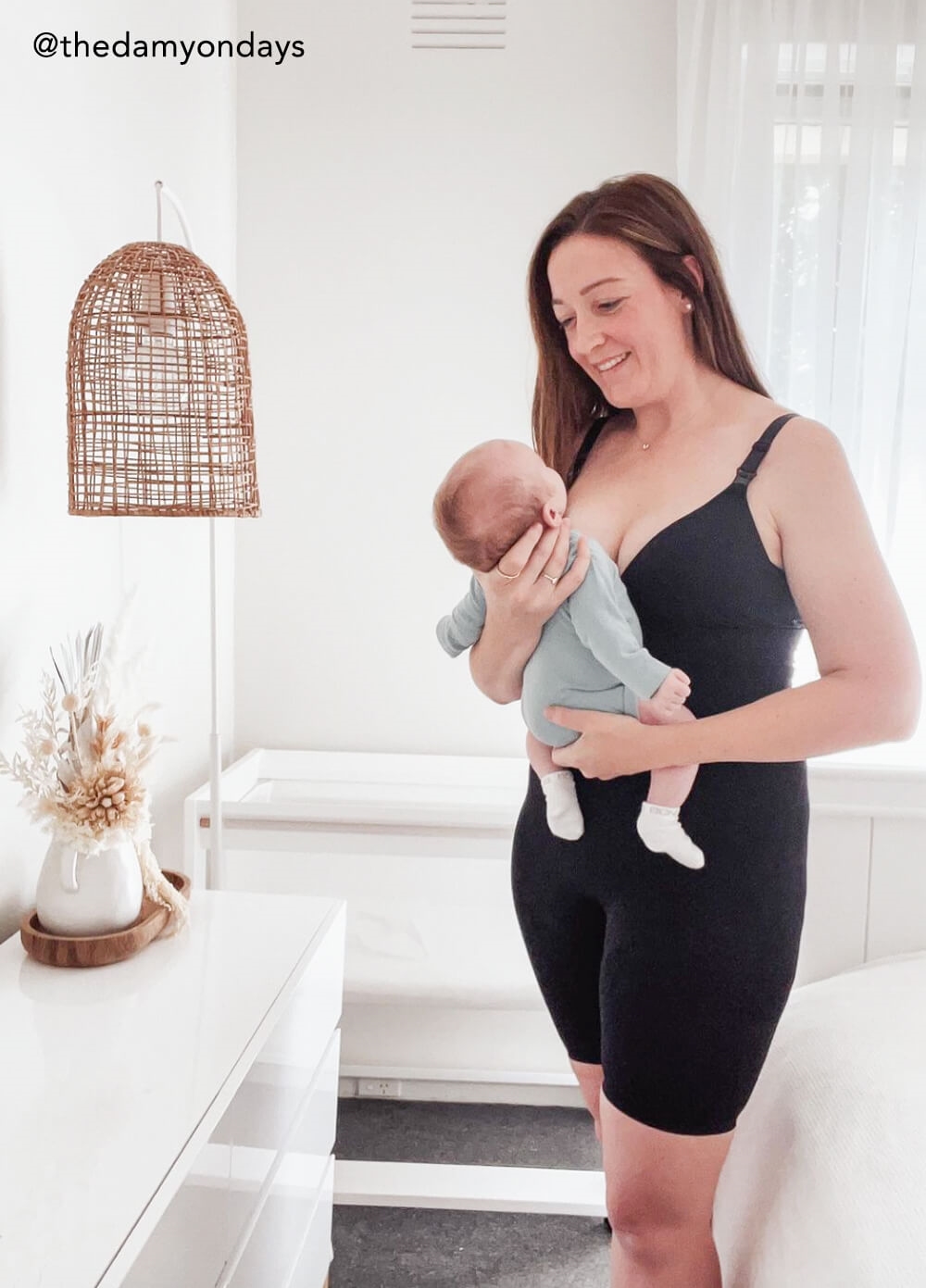 Queen Bee - Harper Maternity Nursing Bra in Black