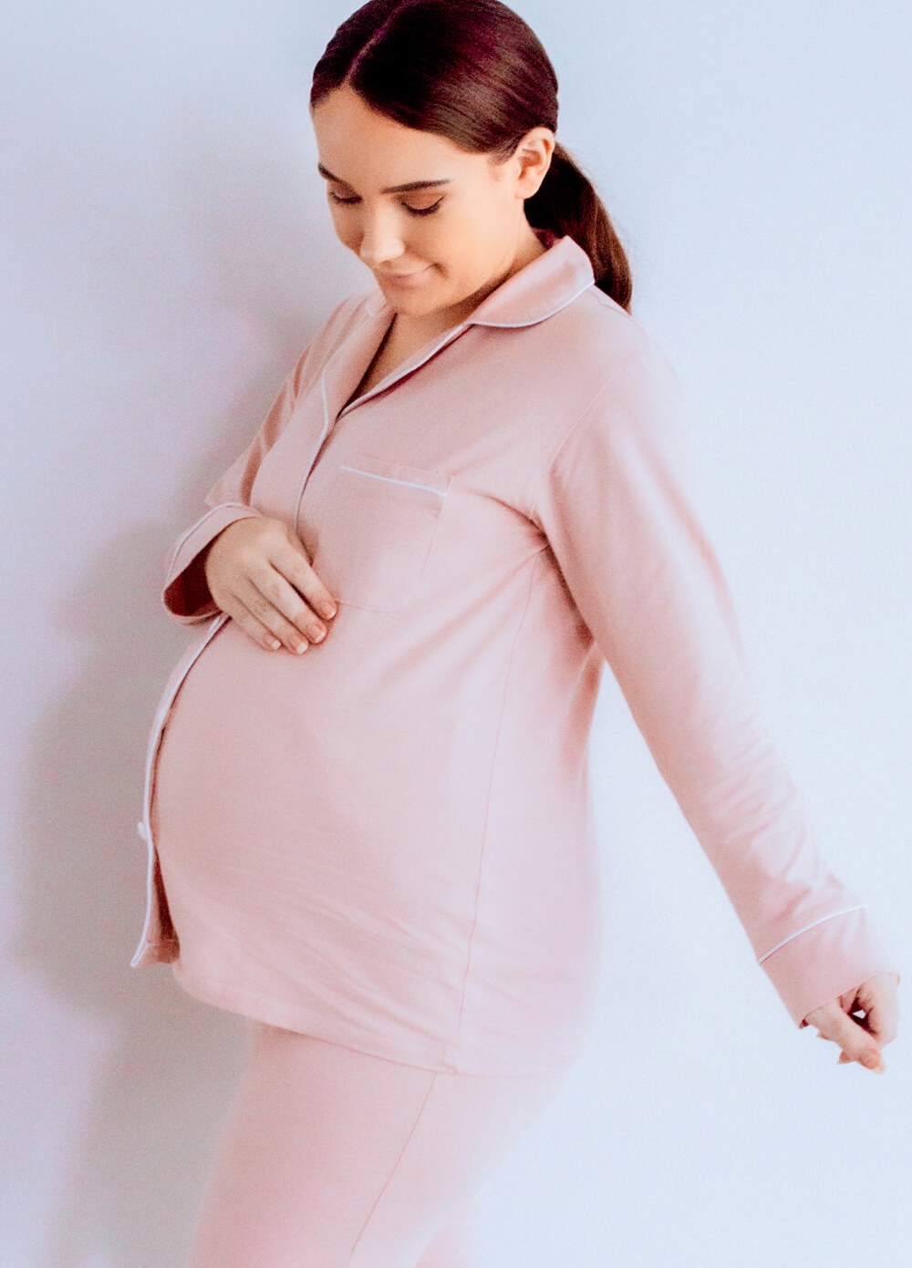 Lait & Co - Seraphina Maternity Nursing Pyjama Set in Pink