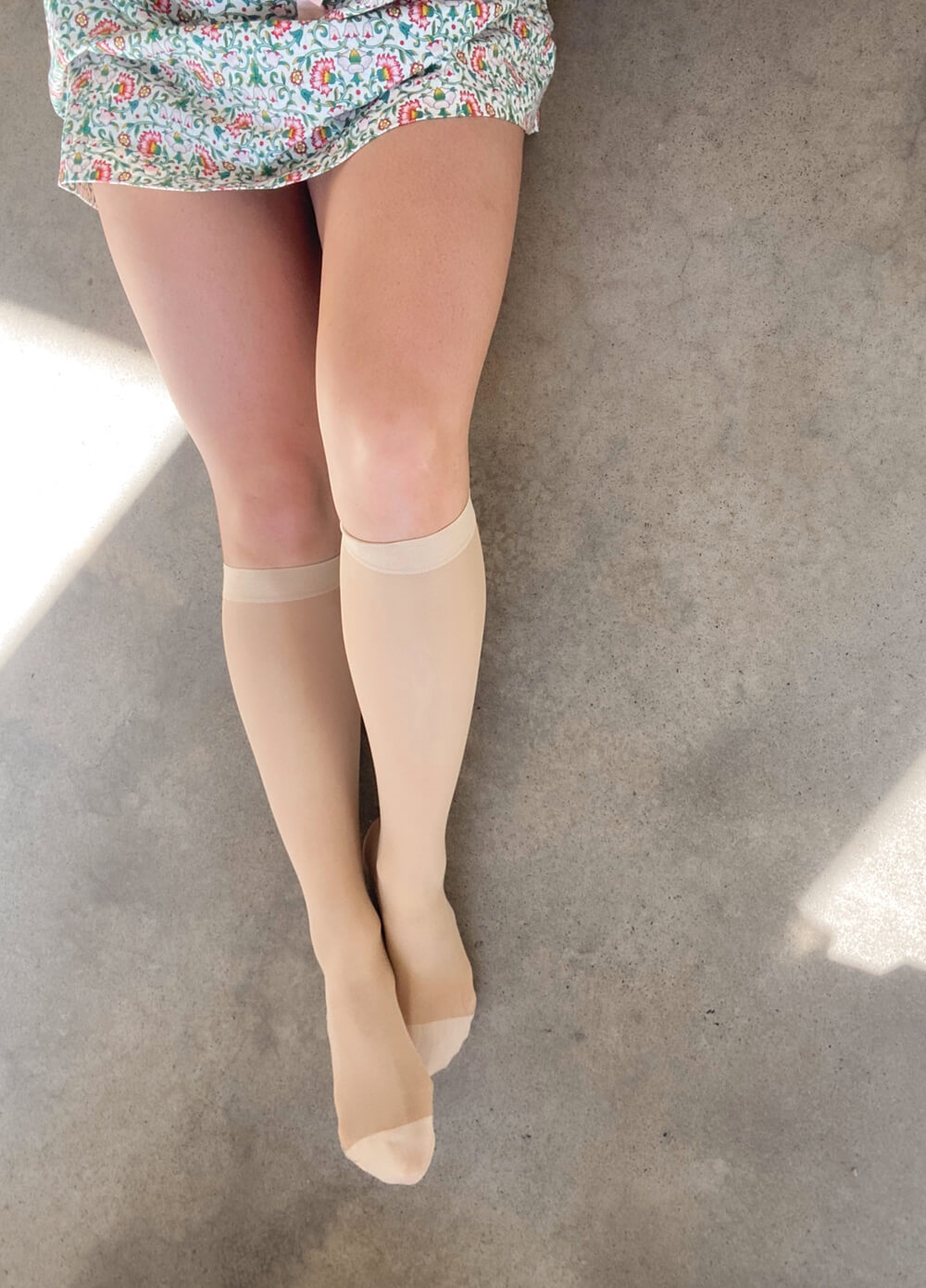 Mama Sox - Refresh Maternity Compression Knee Highs in Nude