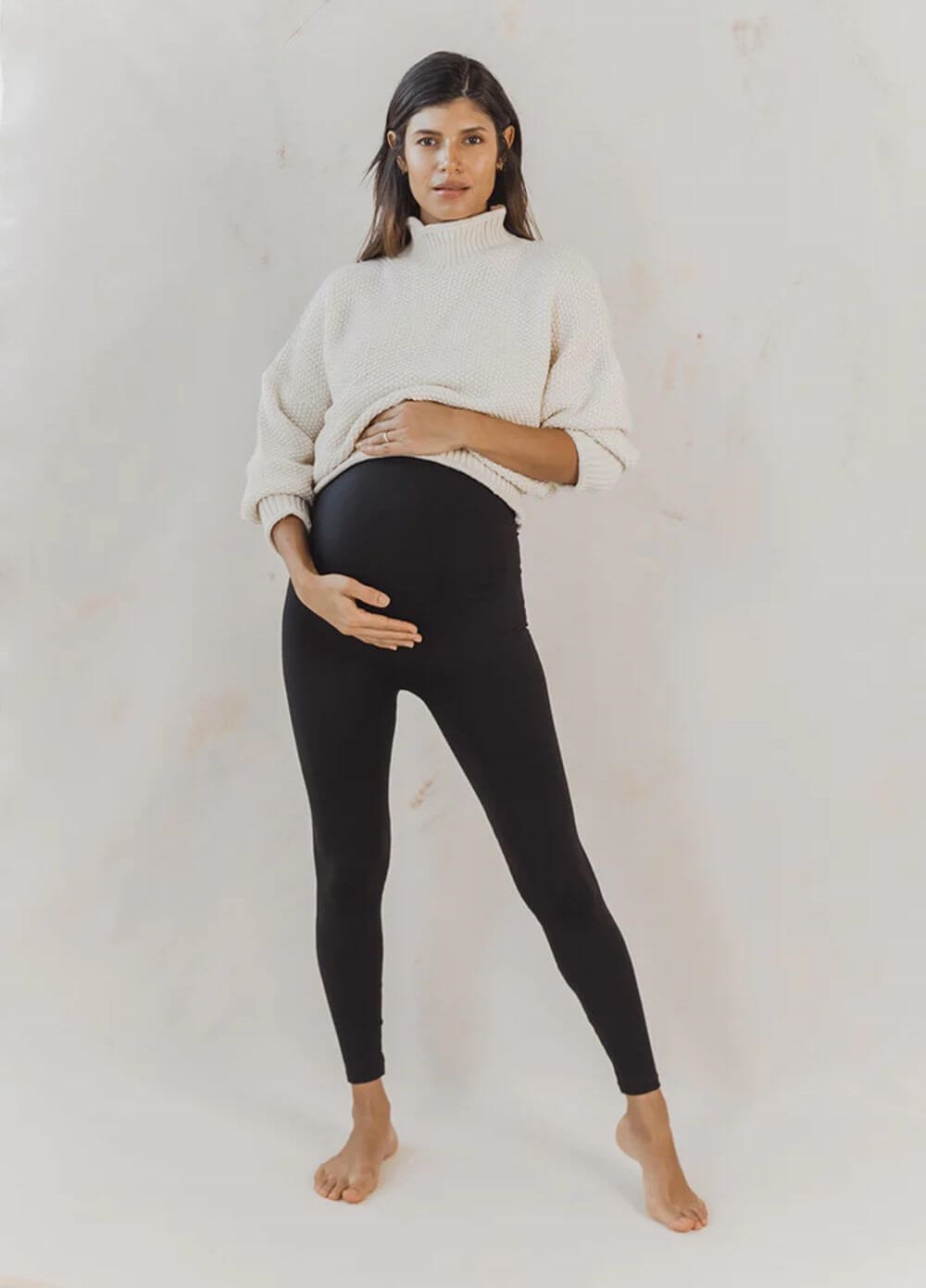 Blanqi - High Performance Belly Lift & Support Leggings in Black