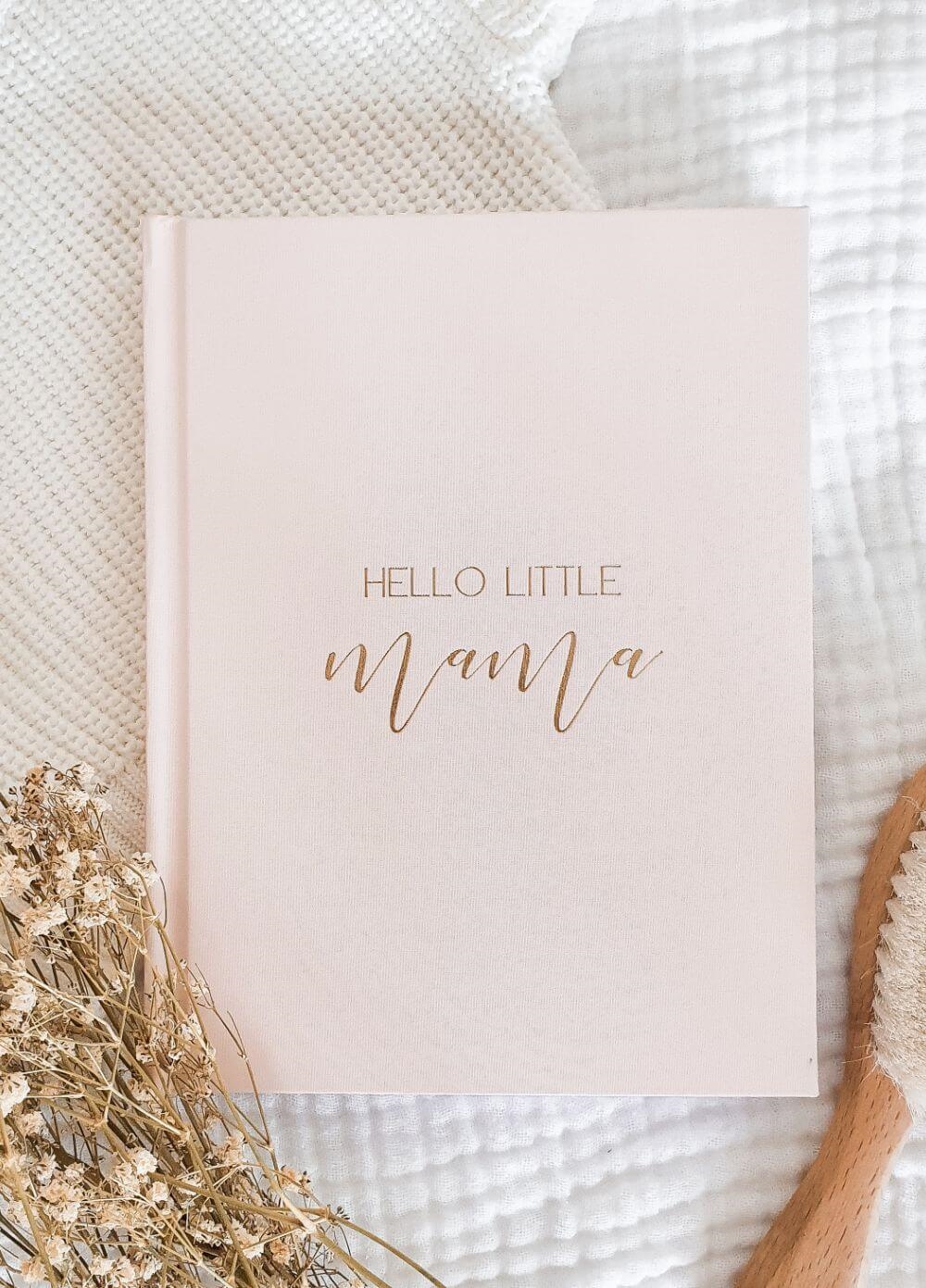 Hello Little Mama Pregnancy Journal in Pink by Blossom & Pear