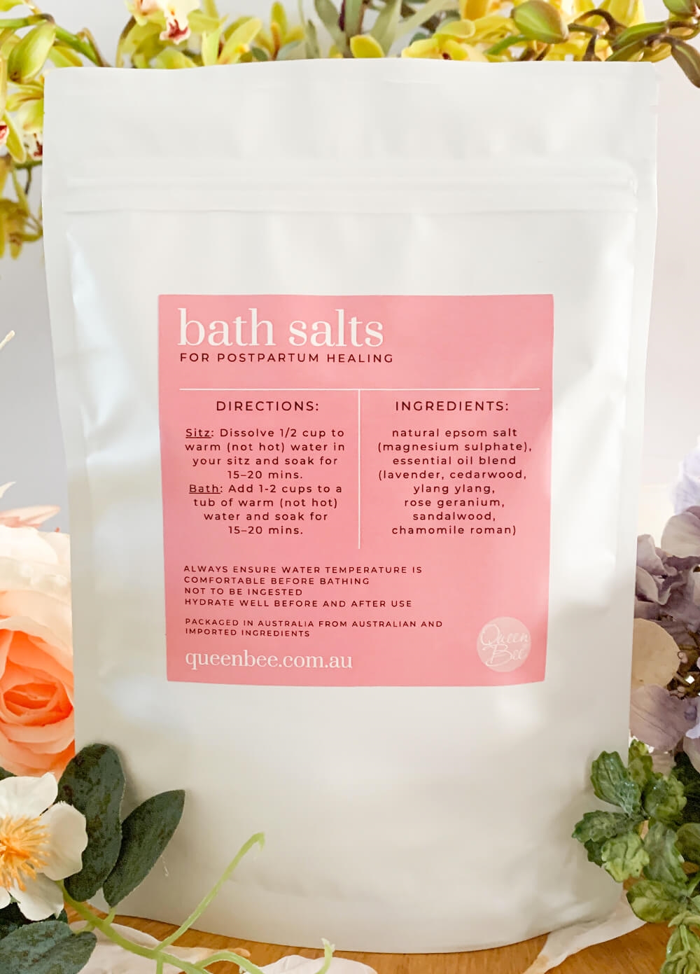 Sitz Bath Salts | Postpartum Care | Queen Bee