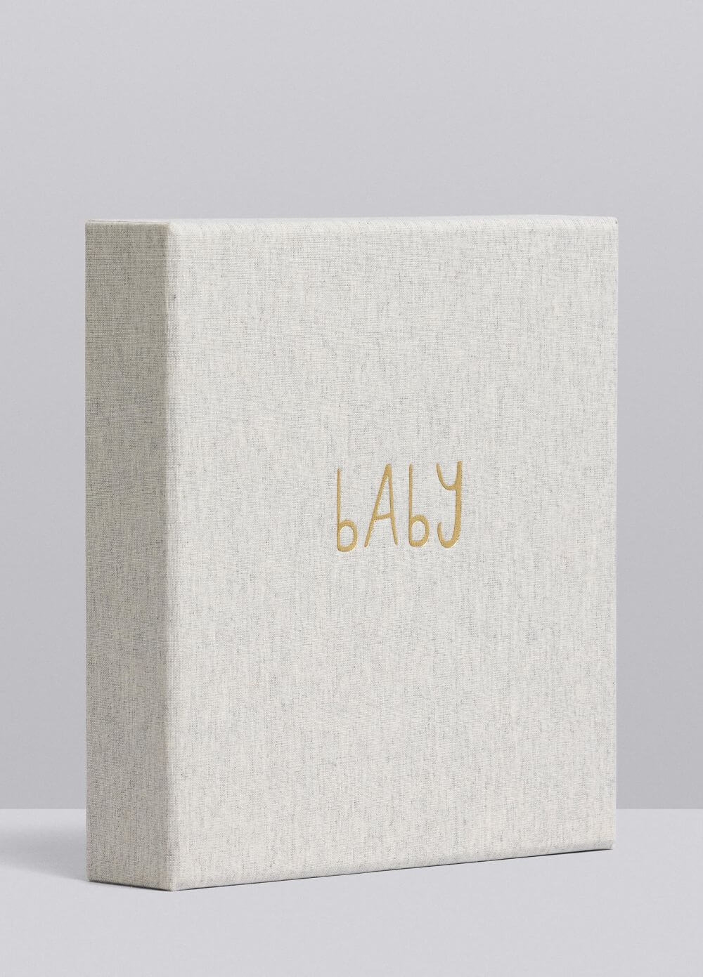 Write to Me - Baby, The First Year Journal in Grey