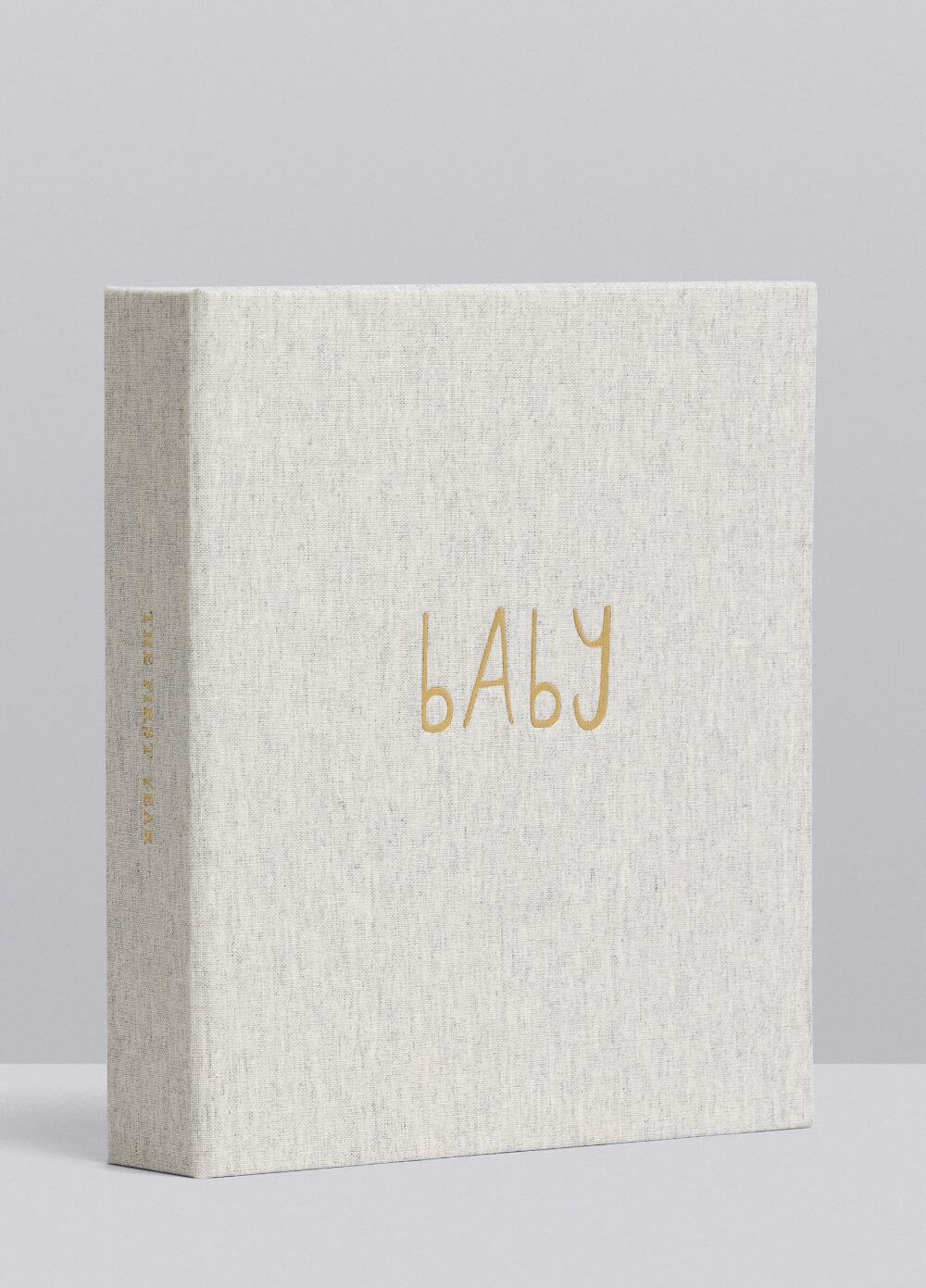 Write to Me - Baby, The First Year Journal in Grey