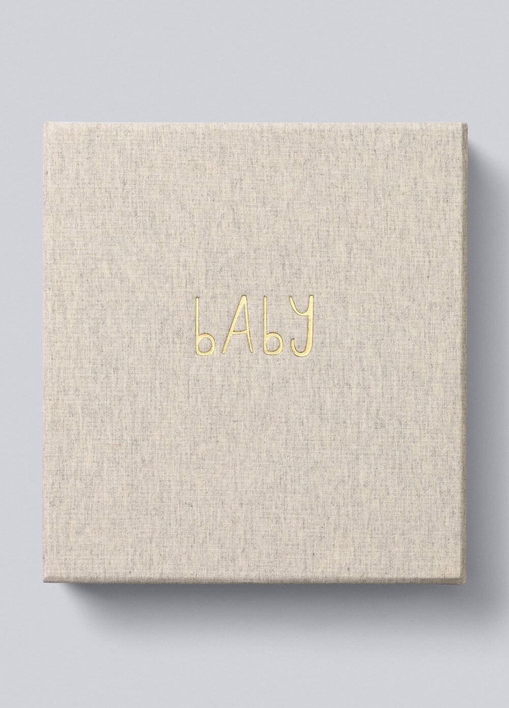 Write to Me - Baby, The First Year Journal in Grey