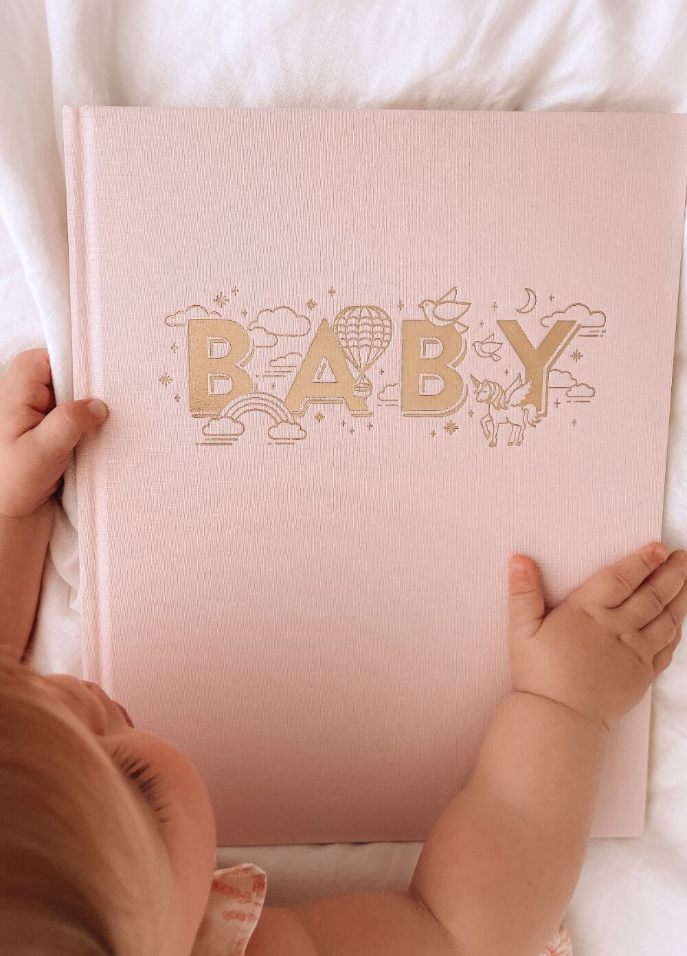 Fox & Fallow - Baby Book in Rose | Queen Bee