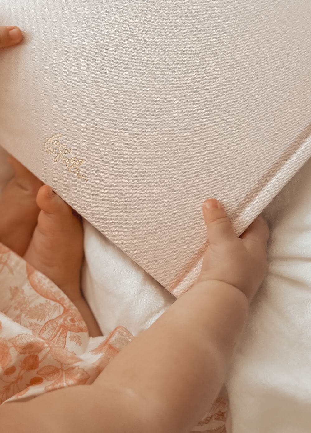 Fox & Fallow - Baby Book in Rose | Queen Bee
