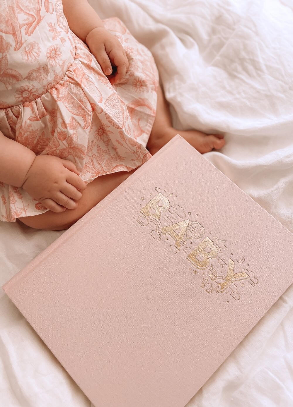 Fox & Fallow - Baby Book in Rose | Queen Bee