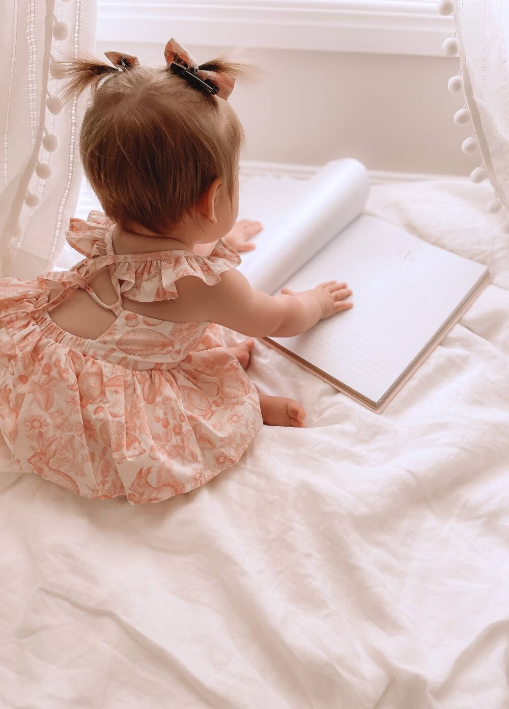 Fox & Fallow - Baby Book in Rose | Queen Bee