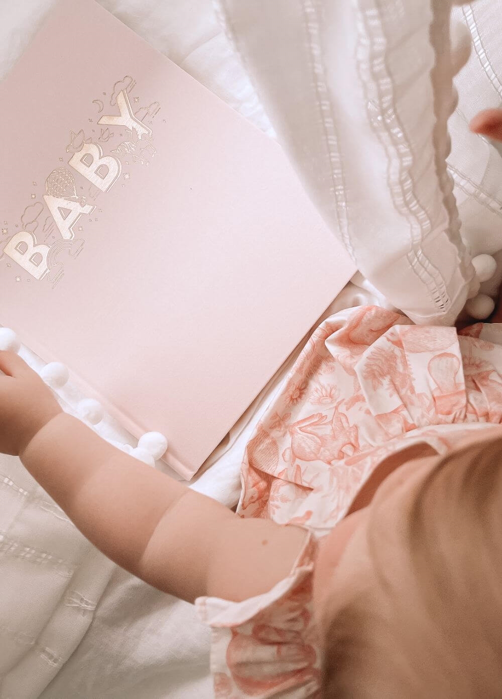 Fox & Fallow - Baby Book in Rose | Queen Bee