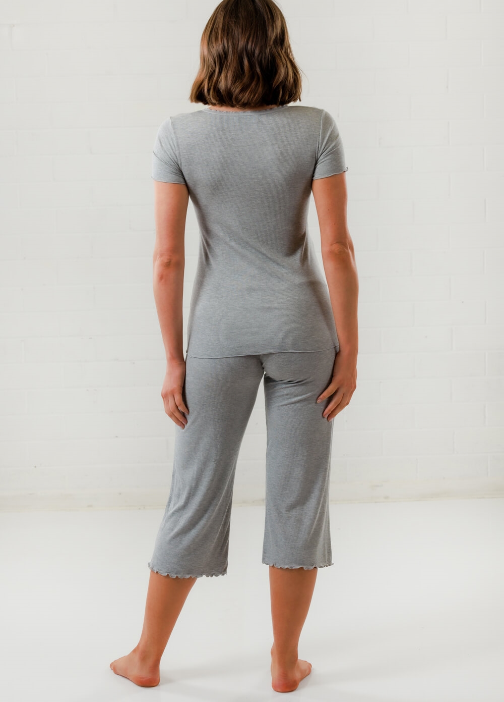 Lait & Co - Oriel New Mama Hospital Pyjama Set in Grey