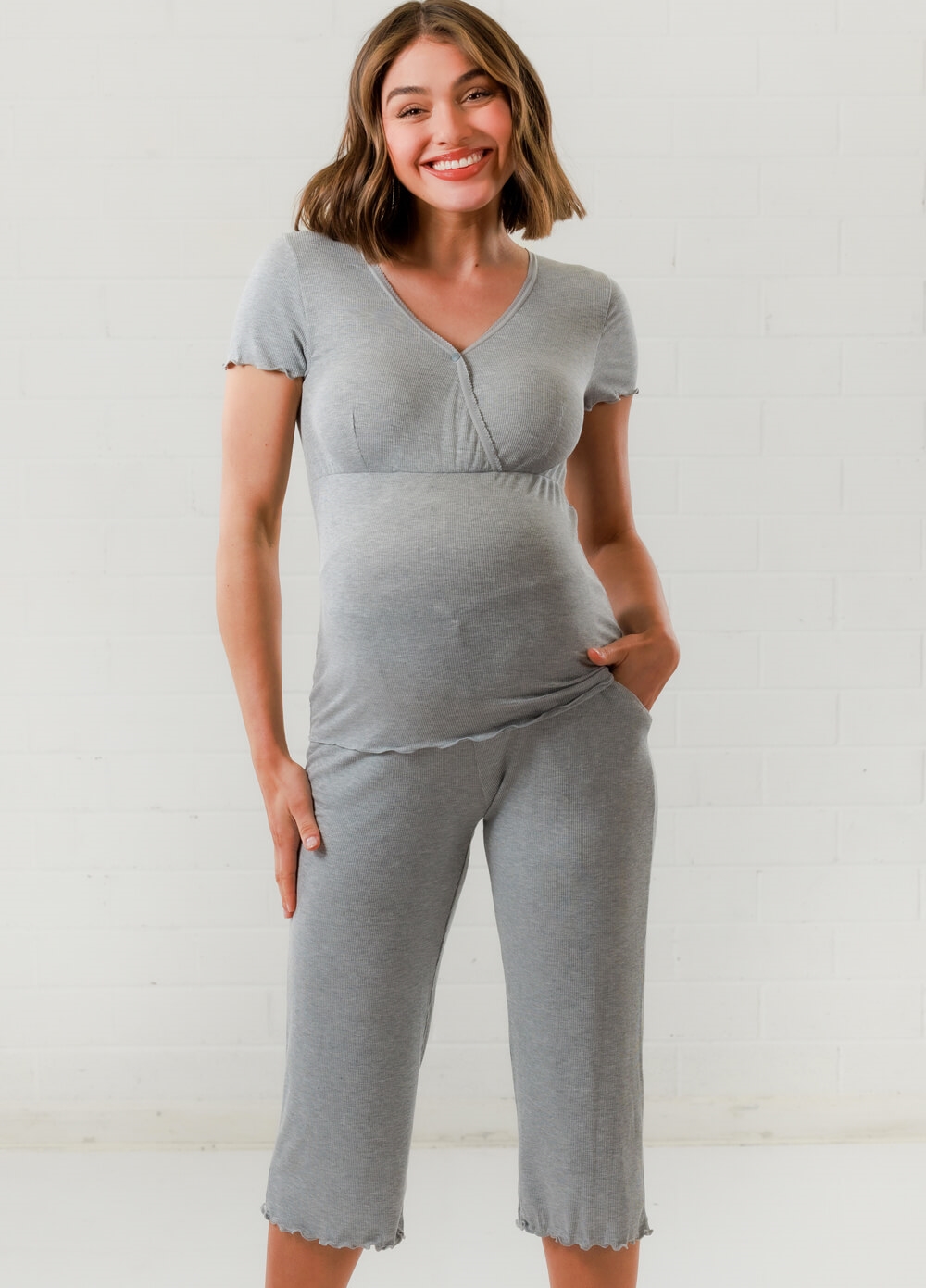 Lait & Co - Oriel New Mama Hospital Lounge Set in Grey