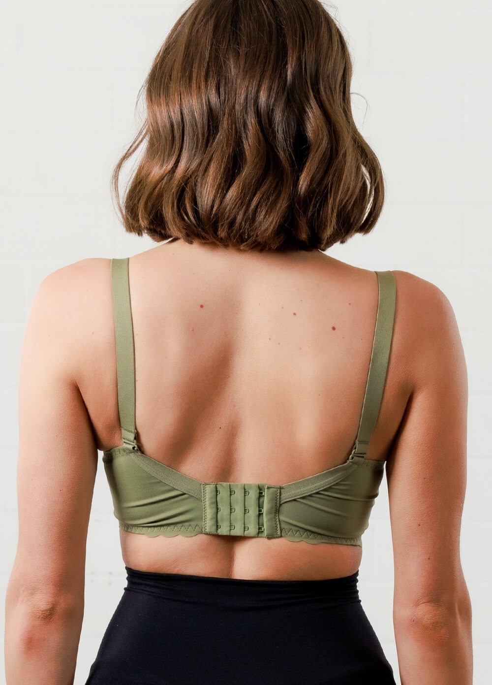 Queen Bee - Camila Lace Maternity Nursing Bra in Olive