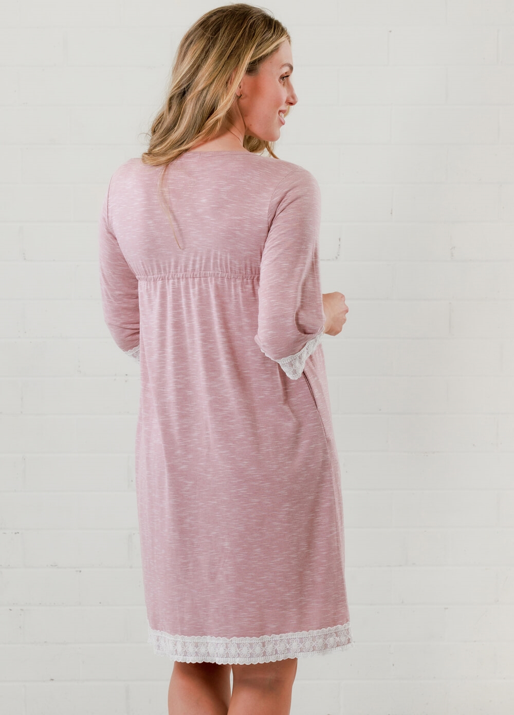 Lait & Co - Moselle Maternity Robe in Pink | Queen Bee