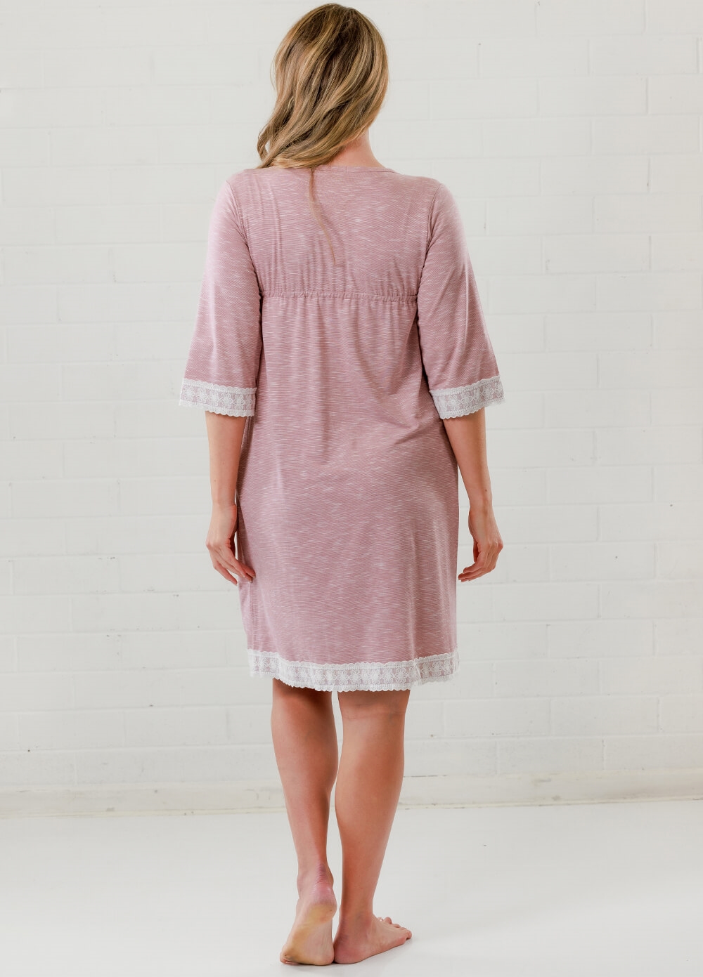 Lait & Co - Moselle Maternity Robe in Pink | Queen Bee