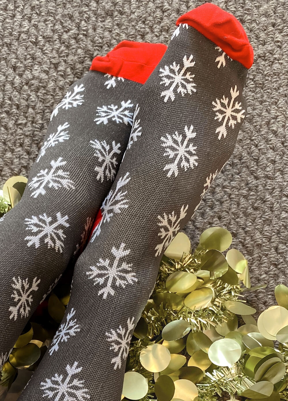 Mama Sox - Excite Maternity Compression Socks in Grey Snowflake