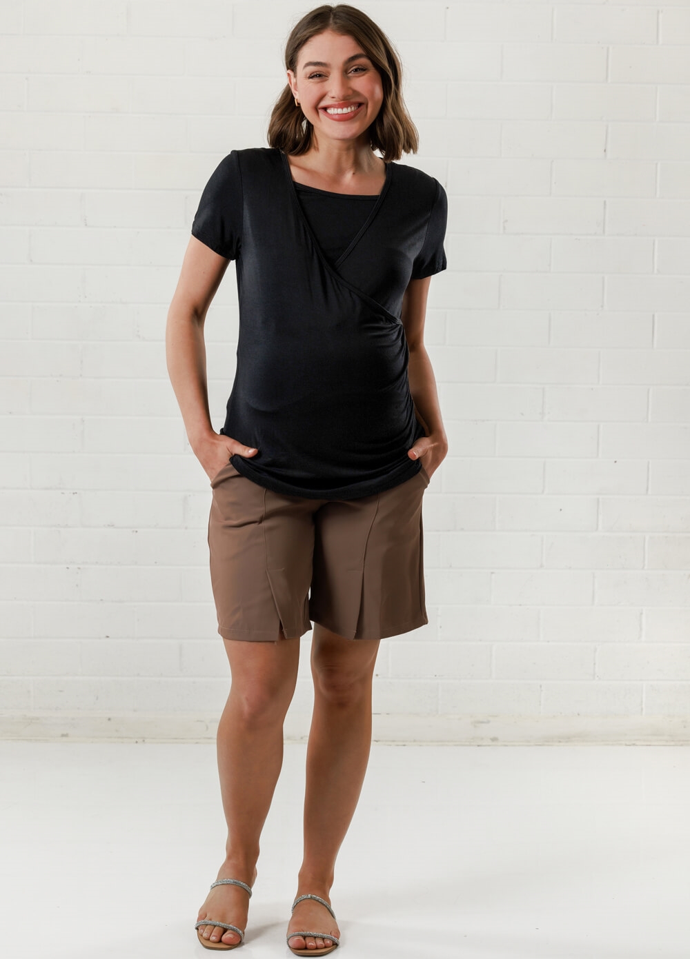 Lait & Co - Laetitia Maternity Nursing Top in Black