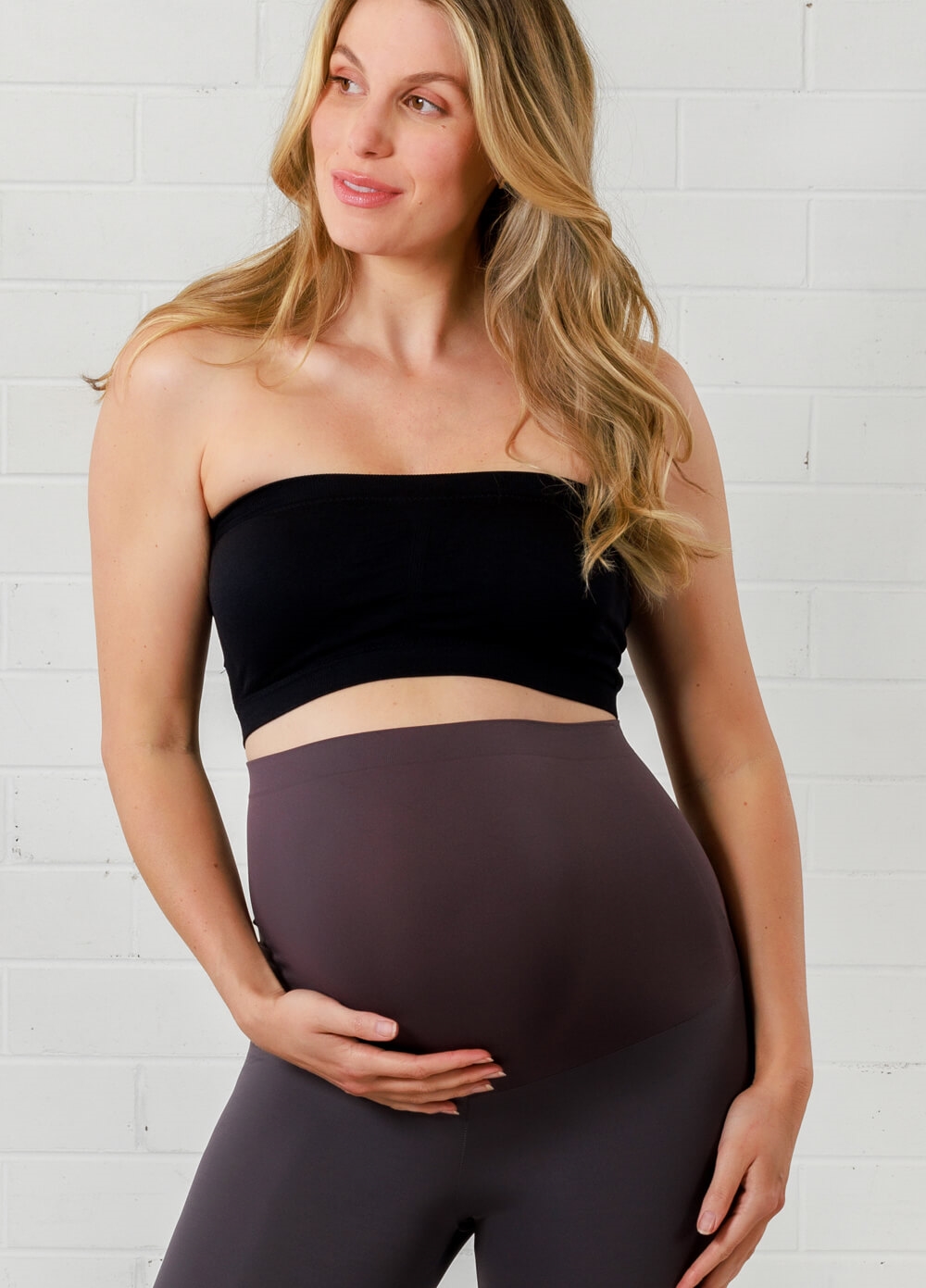 Queen Bee - Cora Padded Maternity Bandeau in Black