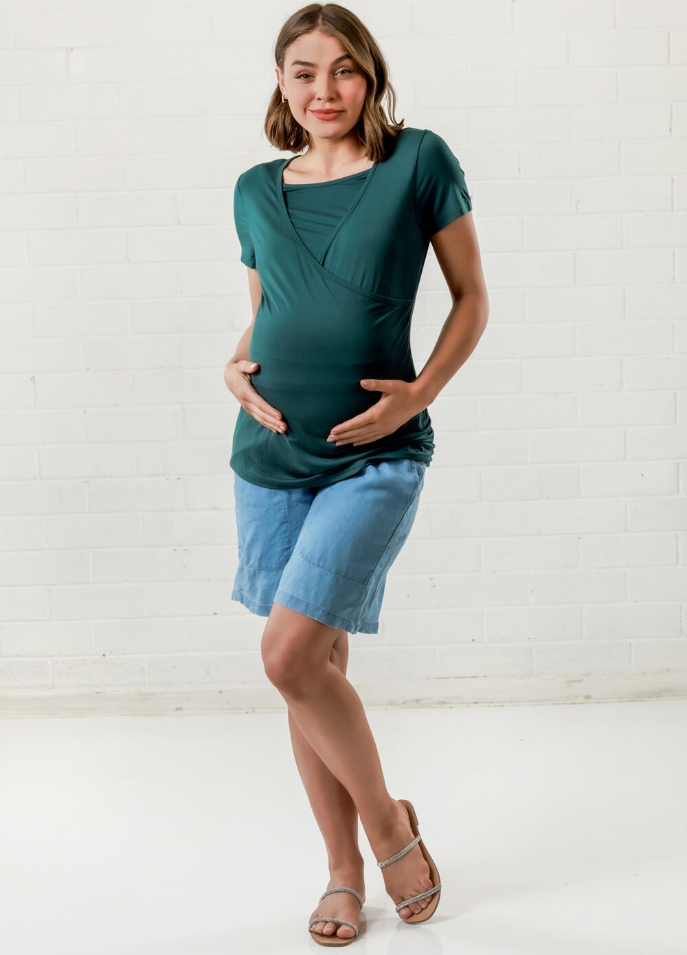 Lait & Co - Laetitia Maternity Nursing Top in Green