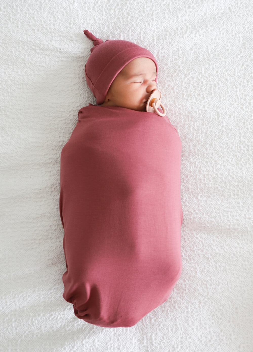 Welcome Baby - Adore 4-piece Pregnancy Robe & Swaddle Set in Rose