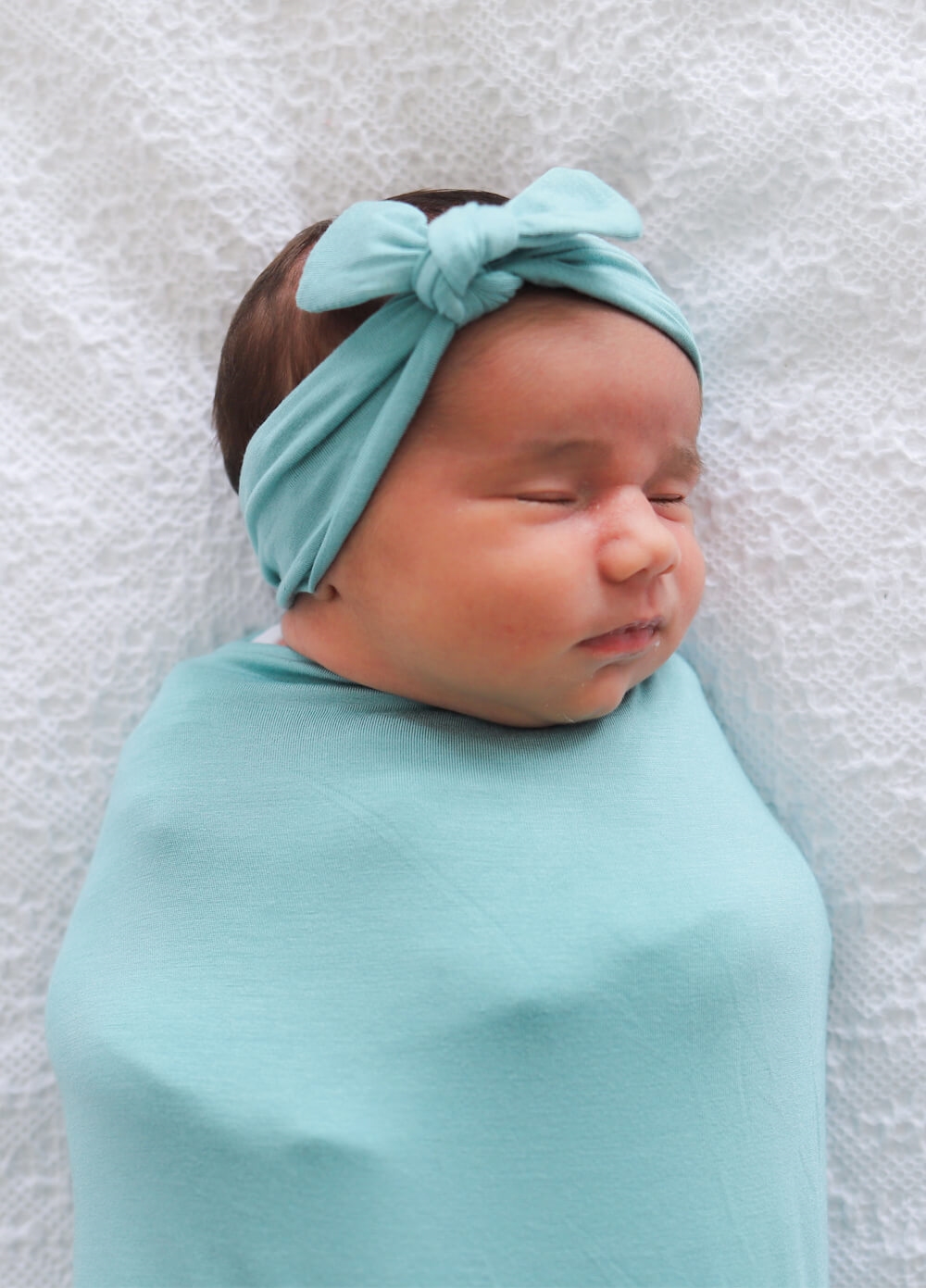 Welcome Baby - Adore 4-piece Pregnancy Robe & Swaddle Set in Sage