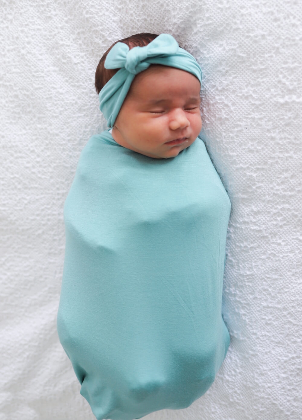 Welcome Baby - Adore 4-piece Pregnancy Robe & Swaddle Set in Sage