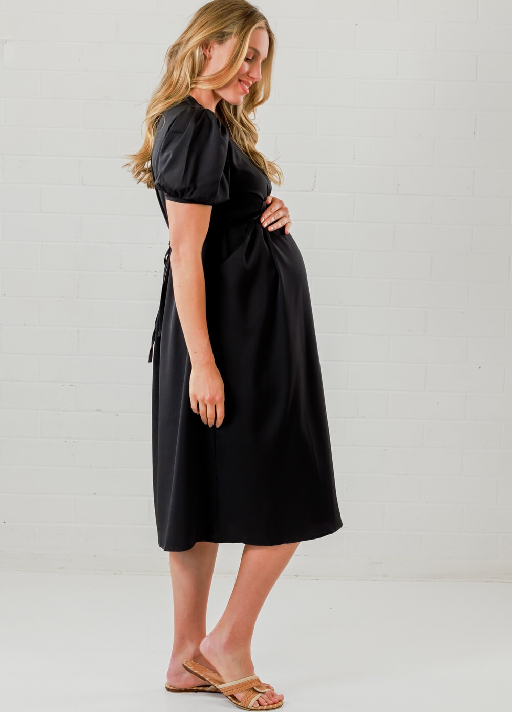 Lait & Co - Anna-Elea Maternity Cocktail Party Dress in Black