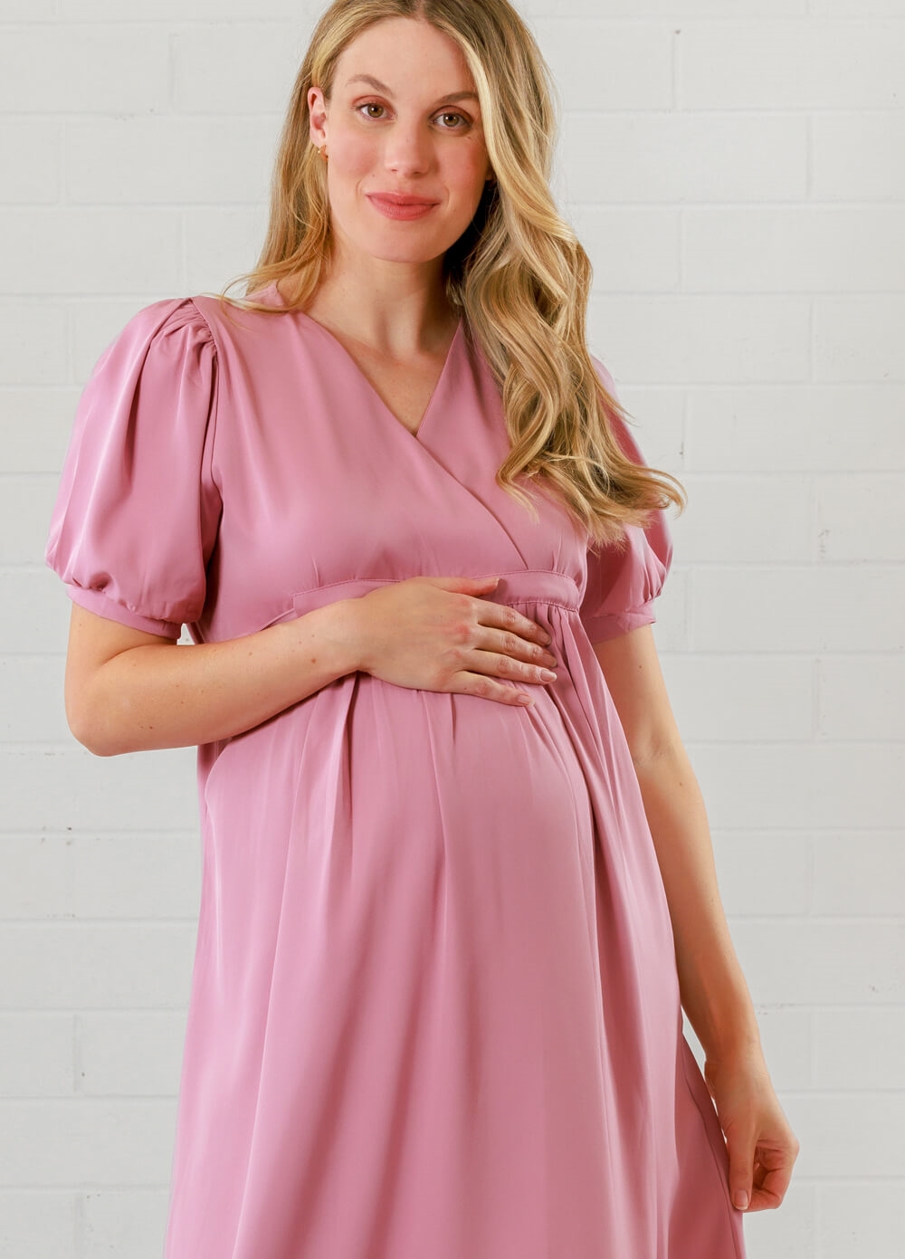 Lait & Co - Anna-Elea Maternity Cocktail Dress in Pink