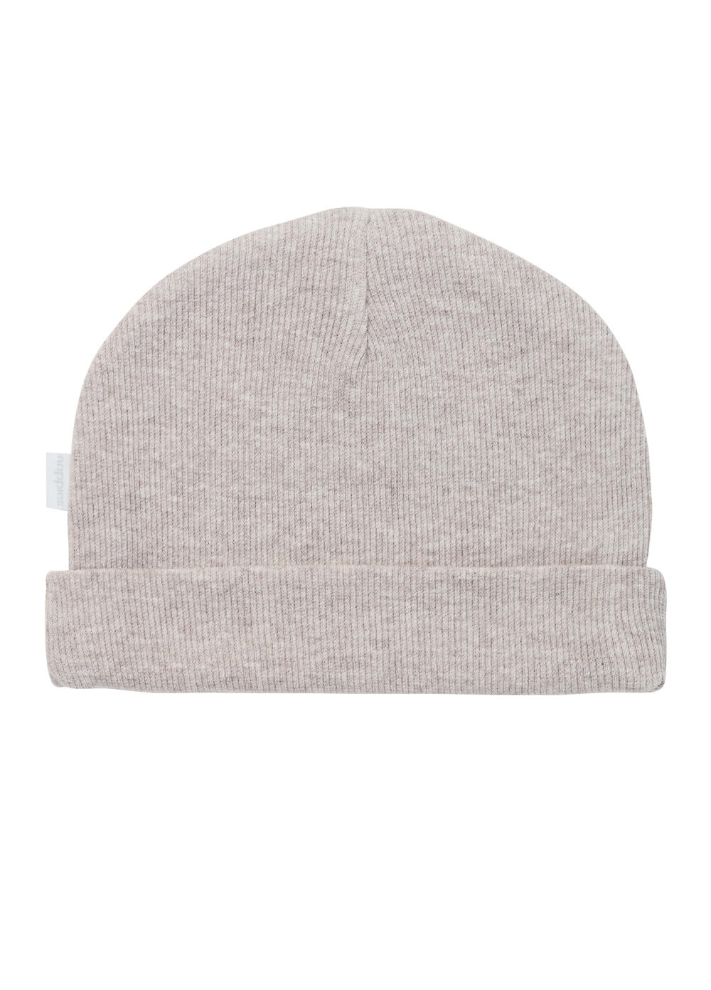 Nevel Organic Cotton Newborn Beanie in Taupe by Noppies Baby
